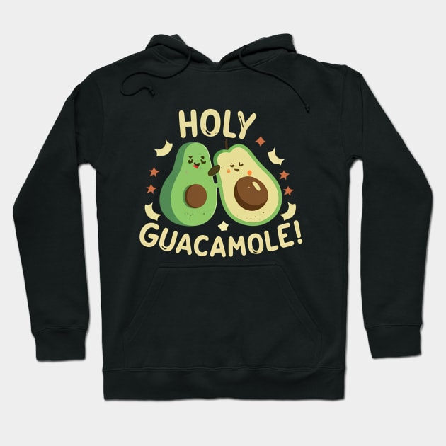 Holy Guacamole Funny pun avocado Hoodie by NomiCrafts